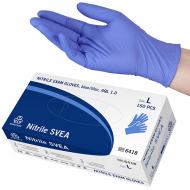 Selefa Handskar av Nitril, blå/lila AQL 1.0 [150frp]