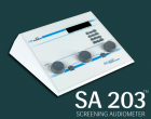  Audiometer Entomed SA201-IV inkl hörtelefon DD45-silenta